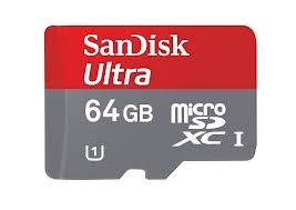 Sandisk Micro SDHC Ultra High Speed - UHS -  64GB Class-10 - Now this is a deal!