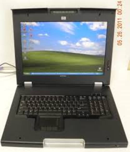 HP TFT7600 17" Widescreen Flat Panel LCD TFT Monitor, Keyboard & Mouse