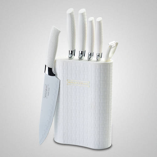 Royalty Line 6 Piece Non-Stick Coating Knife Set with Stand
