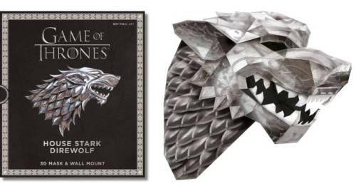 Game of Thrones Press-Out Mask Books - 4 x 3D Masks & Wall Mounts