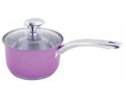 WELLBERG 1.9L Stainless Steel Saucepan - Purple