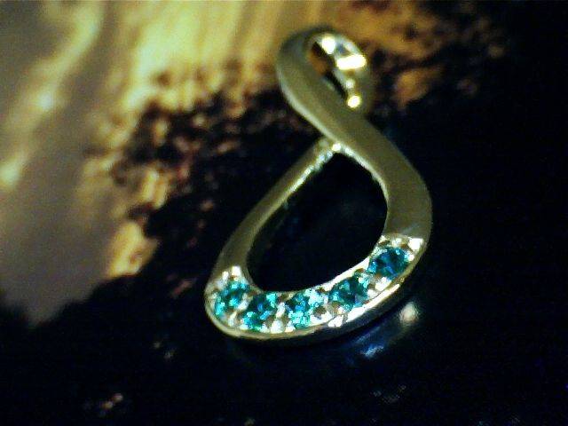 PLEASANT YELLOW GOLD 5 EMERALDS PENDANT (GP) 9K or 375