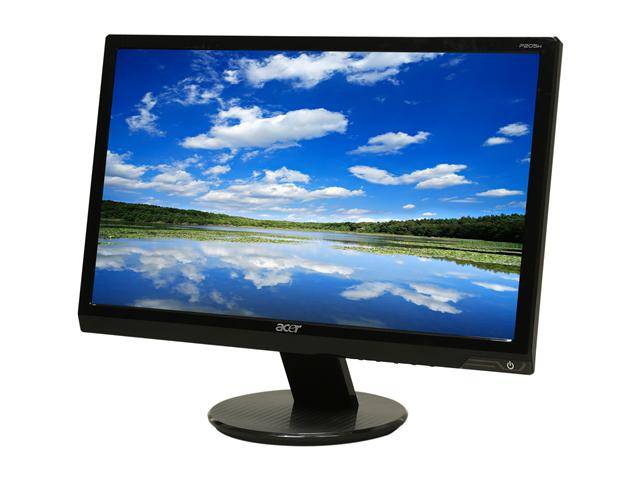 Acer P205H 20-Inch Widescreen LCD Display Black