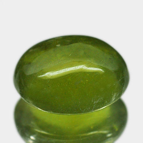 5.04 CT. ELEGANT NATURAL CABOCHON GREEN SAPPHIRE