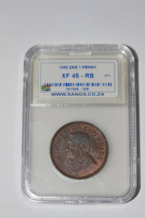 LOT of 5 graded & 1 ungraded ZAR/Union Coins. Total Hearns value: R10000+