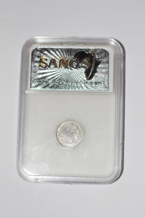 LOT of 5 graded & 1 ungraded ZAR/Union Coins. Total Hearns value: R10000+