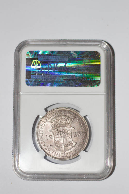 LOT of 5 graded & 1 ungraded ZAR/Union Coins. Total Hearns value: R10000+