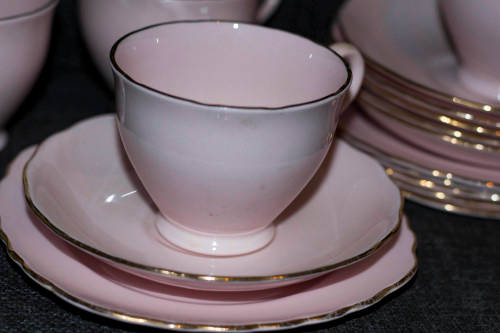 Pretty Pink vintage part tea set
