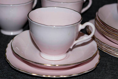 Pretty Pink vintage part tea set