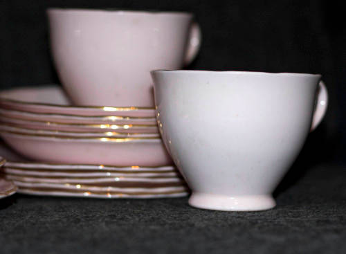 Pretty Pink vintage part tea set