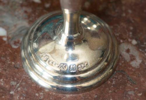 Stunning HALLMARKED pair included - JOB LOT of 4 Silverplate Goblets