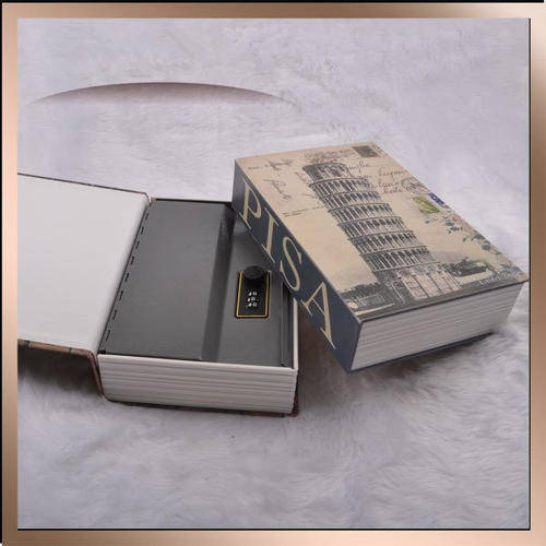 Book Safe Mini Lockable Safe--SMALL