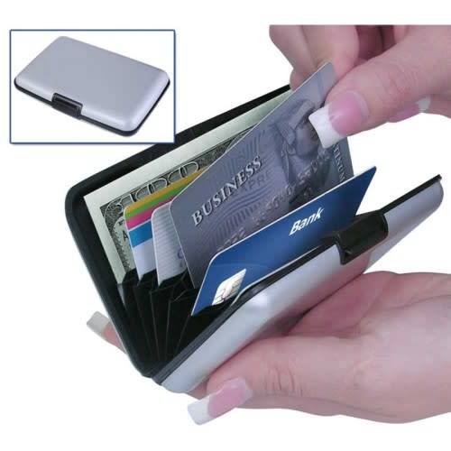 Security Credit Card Wallet A Stylish Aluminum Wallet