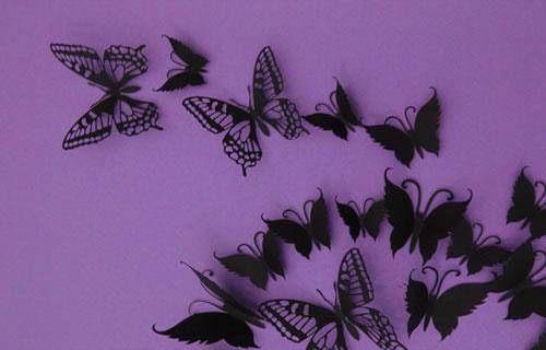 3D butterflies from hard quality paper- choose your colour 20 per pack!!!.