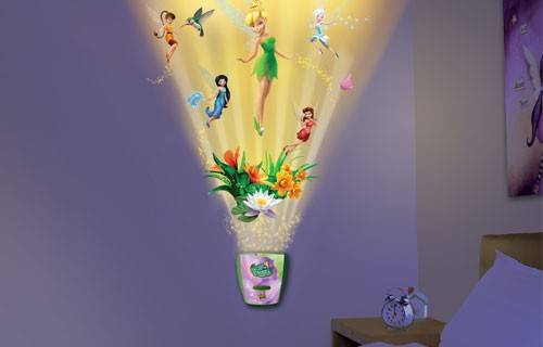 Tinker Bell vinyl sticker with  light FX Activator