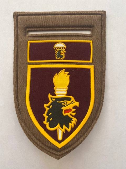 44 Parachute School Rubber Flash right arm.