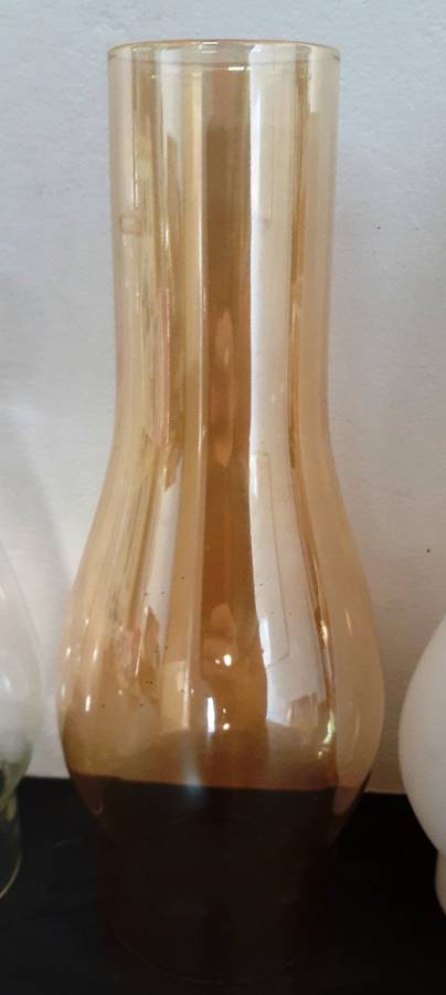 12 x Antique scarce parafin lamp glass funnels