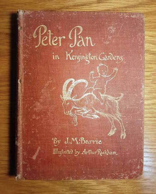Rare Antique Book - Peter Pan in Kensington Gardens  - Printed 1909