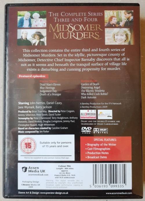 Bargain! Complete BBC Detective Series 3, 4, 5, 6 and 9 of Midsomer Murders