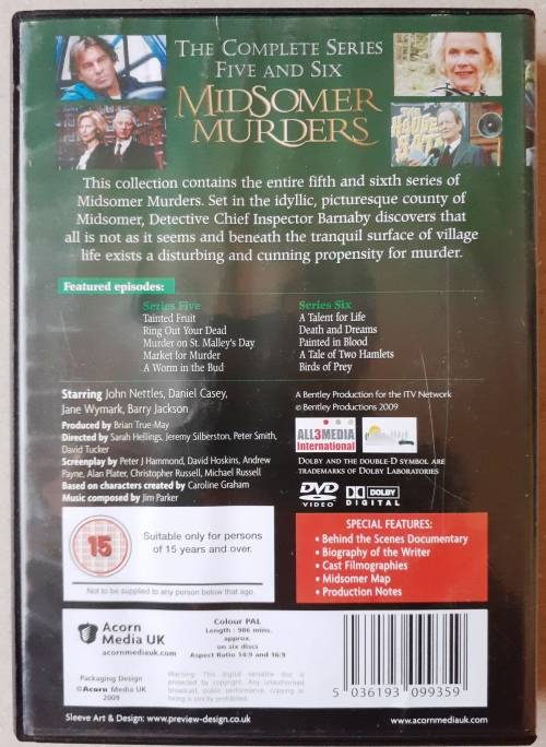 Bargain! Complete BBC Detective Series 3, 4, 5, 6 and 9 of Midsomer Murders