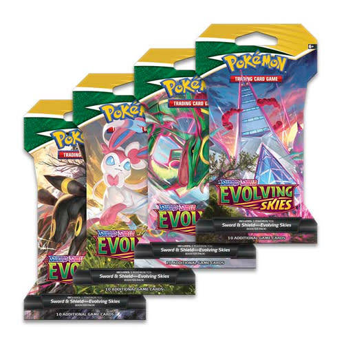 Pokémon Sword and Shield 7: Evolving Skies - Sleeved Booster