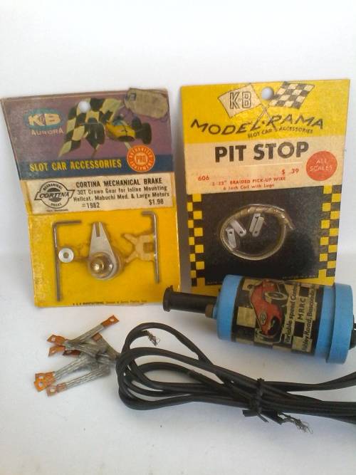 Vintage Lot of Slot Car Spares.
