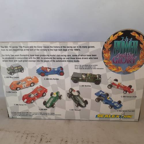 Scalextric C093 Tyrrell Ford 007 The Power and the Glory Mint Boxed