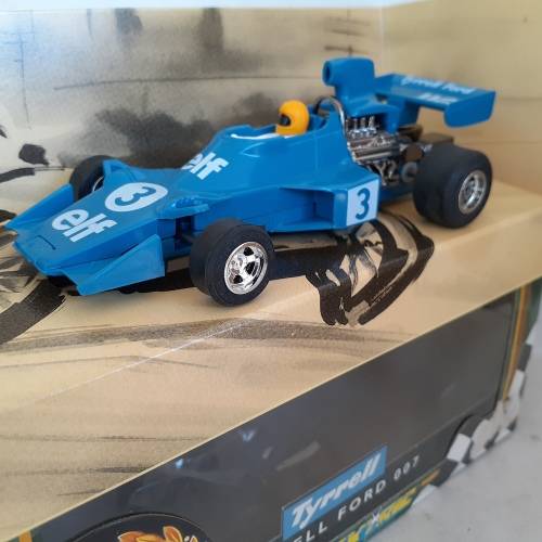 Scalextric C093 Tyrrell Ford 007 The Power and the Glory Mint Boxed