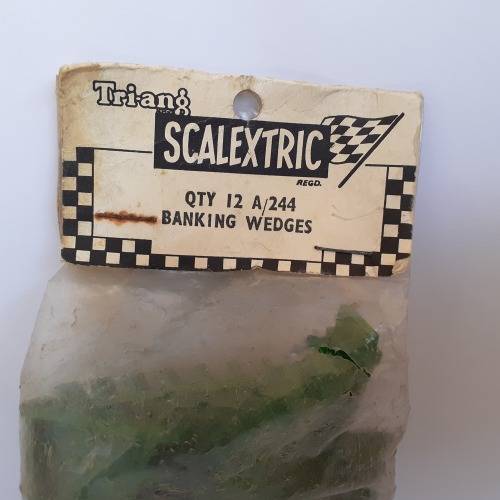 Scalextric A244 Banking Wedges x 12 Mint NOS