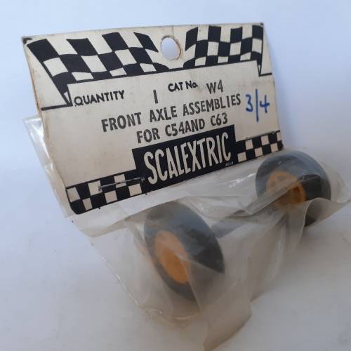 Scalextric W4 Front Axle Assembly for C54 and C63 Lotus cars