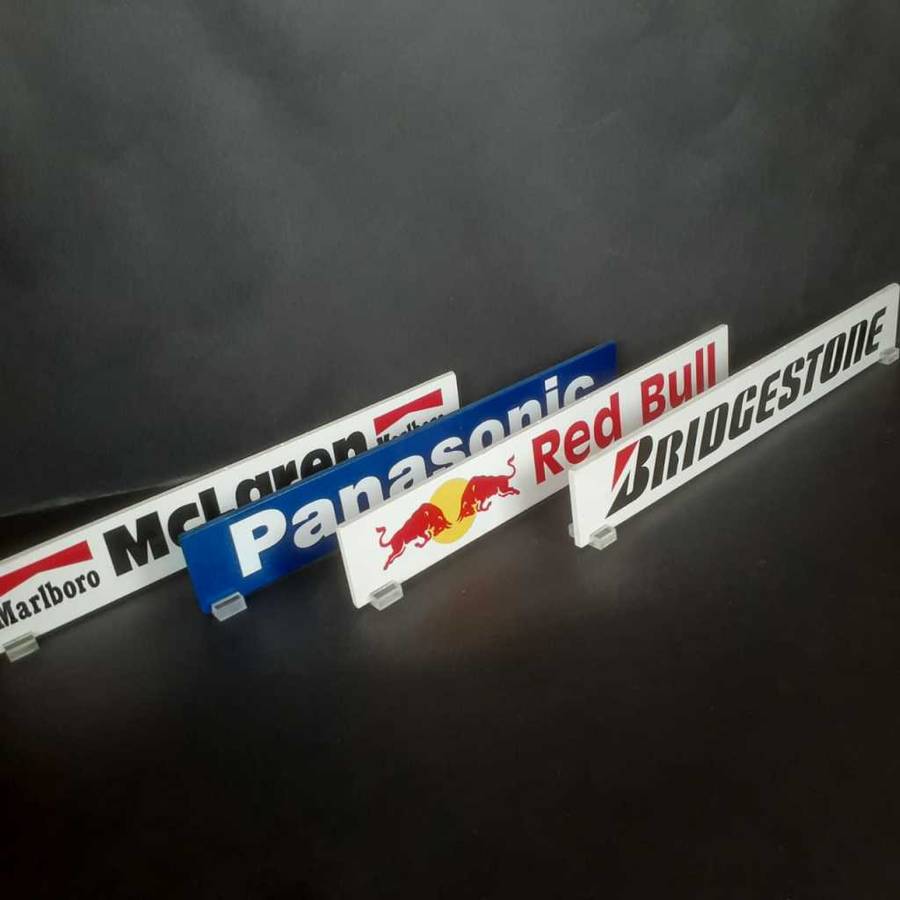 4 x Track Side Advertisement Boards