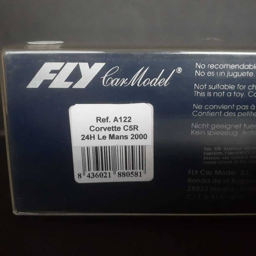 Fly A122 Corvette C5R 24hour Le Mans 2000 Boxed