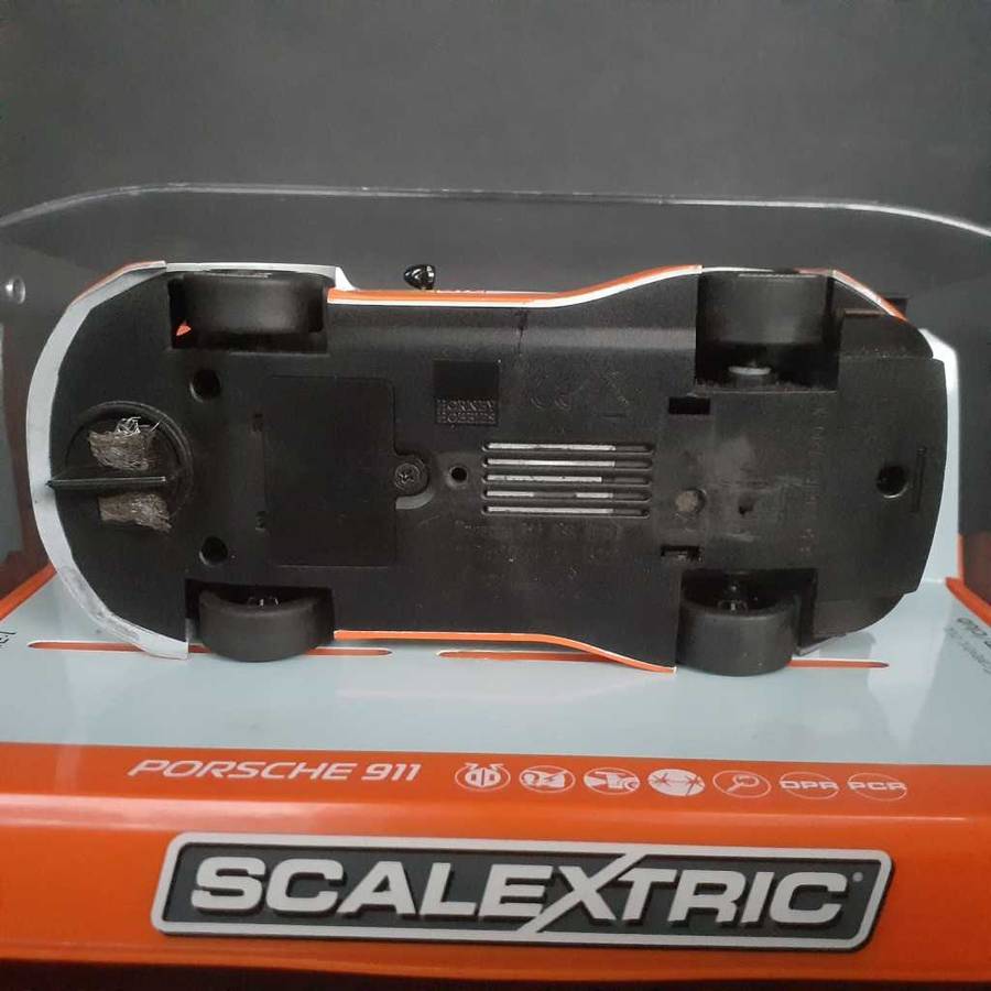 Scalextric C3732 Porsche 911 RSR Gulf Racing Team Boxed