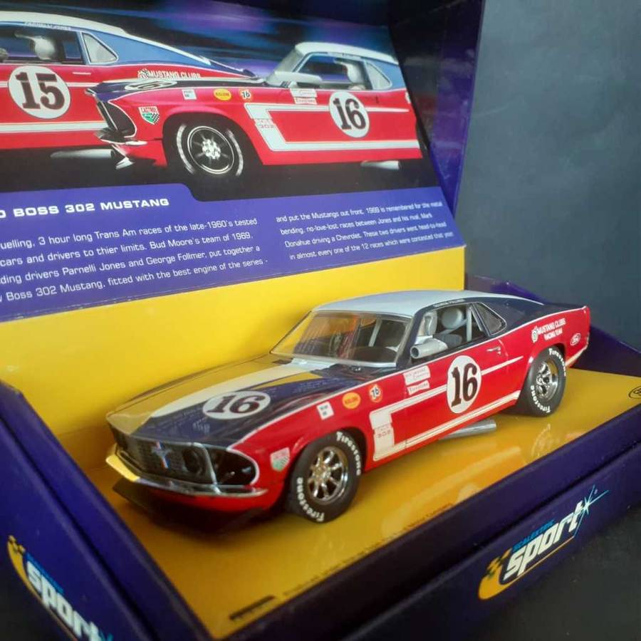 Scalextric Sport C2402 Ford Mustang '69 no.16 Limited Edition no.1180 of 4400 Boxed