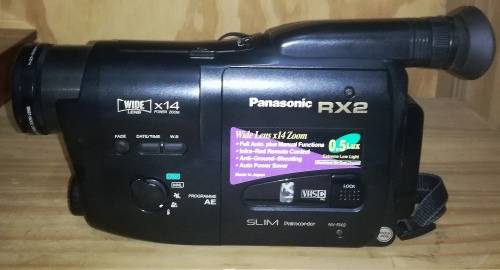 Panasonic NV - RX2 Slim Cassette Palmcorder Working Condition with Extras