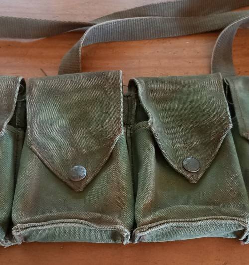 Original Rhodesian Military Fereday and Sons Chest Rig with Associated items