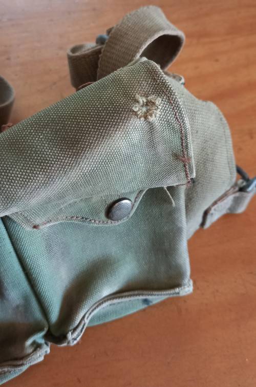 Original Rhodesian Military Fereday and Sons Chest Rig with Associated items