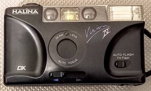 Halina DX Vision IV 35mm Film Camera. Read Description