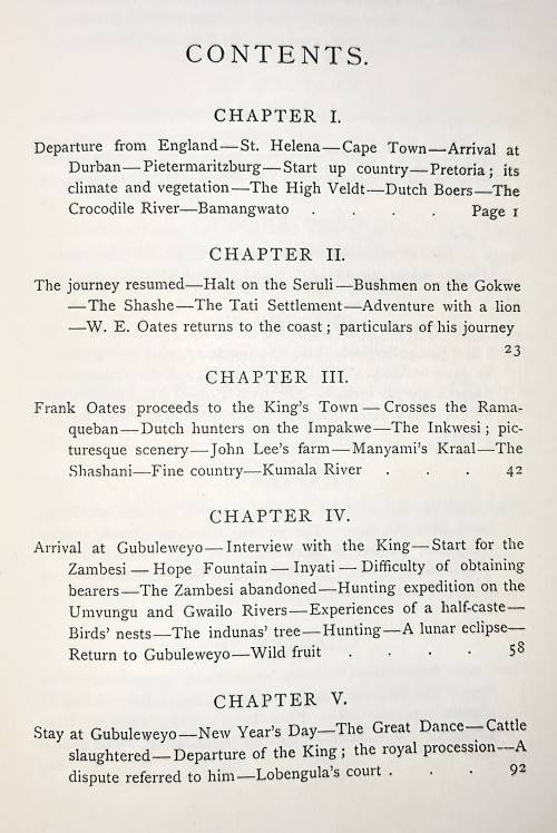 Matabeleland and the Victoria Falls. Limited Edition. Reprint 1971. Hardcover