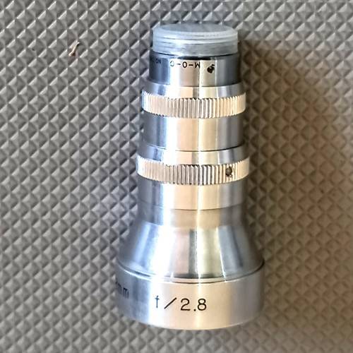 Unipar 8mm F2.8 Movie Wide Angle Movie Camera Lens with Front and Rear Caps. Working condition