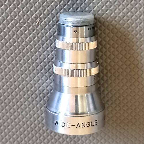Unipar 8mm F2.8 Movie Wide Angle Movie Camera Lens with Front and Rear Caps. Working condition