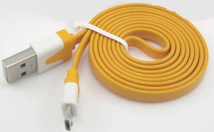 COLOR USB DATA SYNC/CHARGERS FOR SAMSUNG GALAXY S2 S3 S4 OR HTC HUAWEI - ORANGE