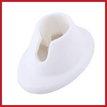 RUBBER BOTTLE HOLDER FOR NAIL VARNISH- WHITE