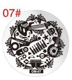 NAIL ART IMAGE STAMPING PLATE (OM-07)