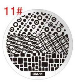 NAIL ART IMAGE STAMPING PLATE (OM-11)