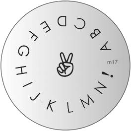 NAIL ART IMAGE STAMPING PLATE (M17)