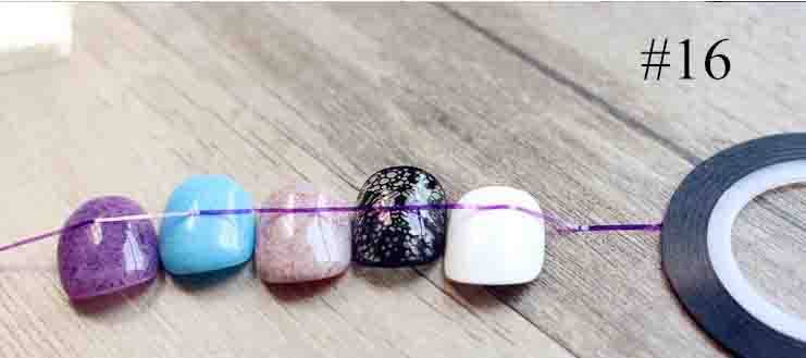 1 ROLL OF STRIPING TAPE FOR NAIL ART - MATT PURPLE