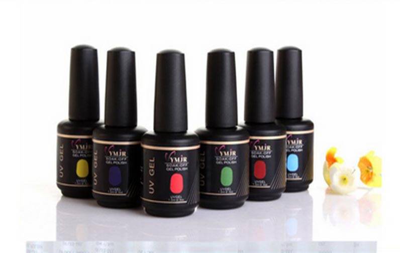UV GEL POLISH KIT ( 1 BASE COAT , 1 TOP COAT & 3 RANDOM COLORS)