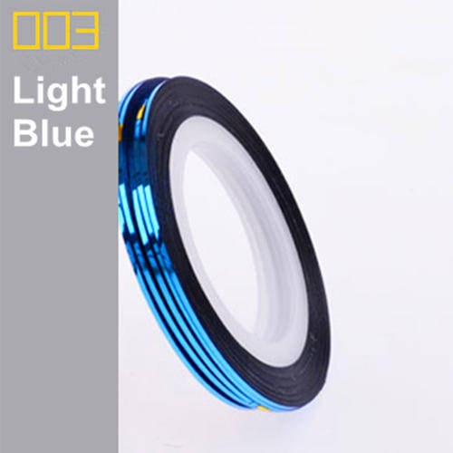 1 ROLL OF STRIPING TAPE FOR NAIL ART - LIGHT BLUE