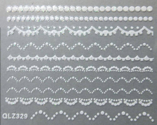 NAIL ART - WHITE LACE